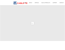 Tablet Screenshot of cable-tech.co.za